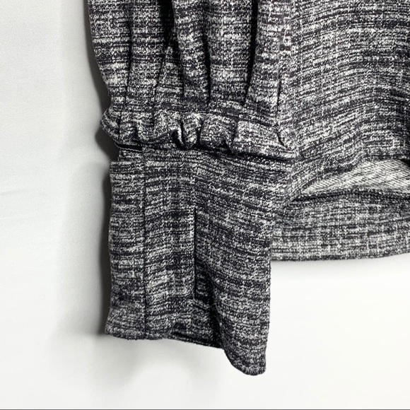 Lululemon Extra Mile Hoodie Black/White Size 6 - Picture 14 of 15